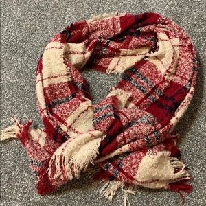 Just fab blanket plaid scarf